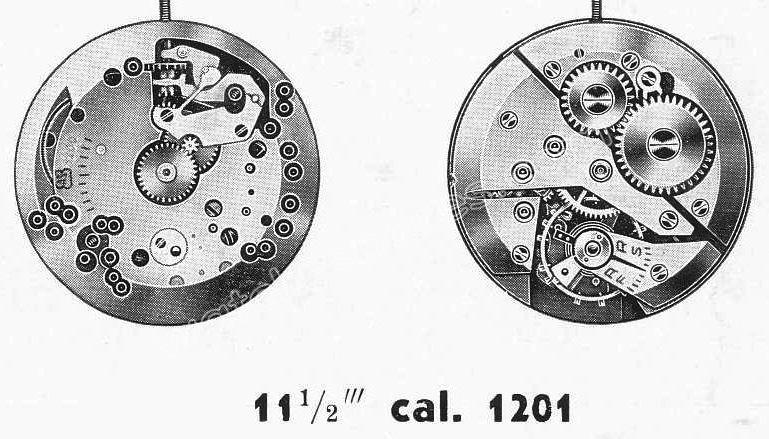 A Schild AS Calibre 1201 Watch Movements