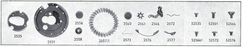 A Schild AS Calibre 1395 Watch Date spare parts A Schild AS Calibre 1395 Watch Date spare parts