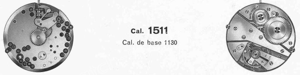 A Schild AS Calibre 1511 Watch Movements A Schild AS Calibre 1511 Watch Movements