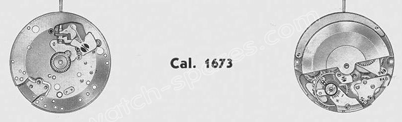 A Schild AS Calibre 1673 Watch Movements A Schild AS Calibre 1673 Watch Movements