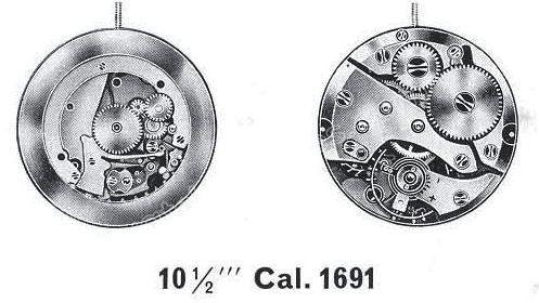 A Schild AS Calibre 1691 Watch Movements A Schild AS Calibre 1691 Watch Movements