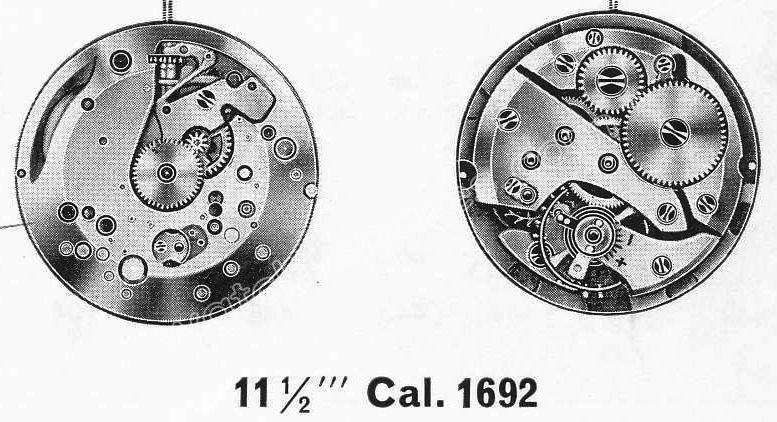 A Schild AS Calibre 1692 Watch Movements A Schild AS Calibre 1692 Watch Movements