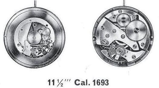 A Schild AS Calibre 1693 Watch Movements A Schild AS Calibre 1693 Watch Movements