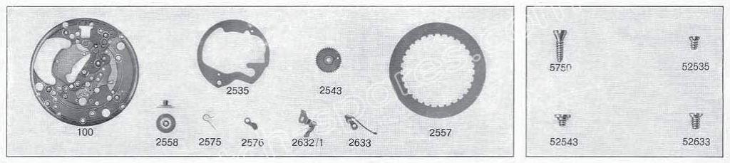 A Schild AS Calibre 1713 Watch Date spare parts A Schild AS Calibre 1713 Watch Date spare parts