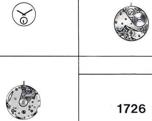 A Schild AS Calibre 1726 Watch Movements A Schild AS Calibre 1726 Watch Movements