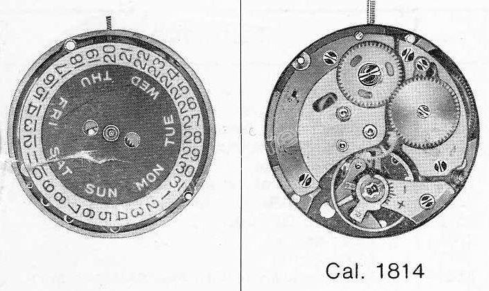 A Schild AS Calibre 1814 Watch Movements A Schild AS Calibre 1814 Watch Movements
