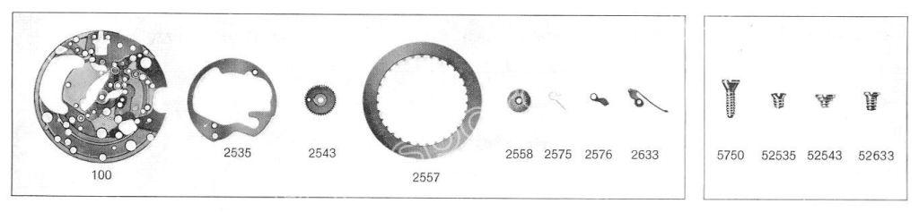 A Schild AS Calibre 1871 Watch Date spare parts A Schild AS Calibre 1871 Watch Date spare parts