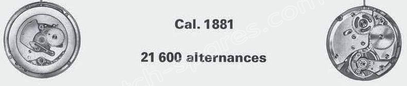A Schild AS Calibre 1881 Watch Movements A Schild AS Calibre 1881 Watch Movements