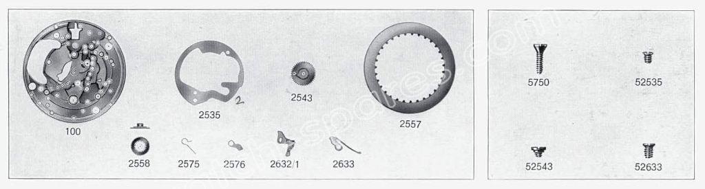 A Schild AS Calibre 1883 Watch Date spare parts A Schild AS Calibre 1883 Watch Date spare parts