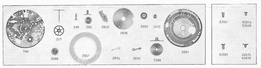 A Schild AS Calibre 1931 Watch Date spare parts A Schild AS Calibre 1931 Watch Date spare parts