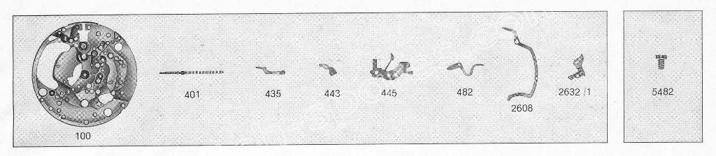 A Schild AS Calibre 1996 Watch spare part A Schild AS Calibre 1996 Watch spare part