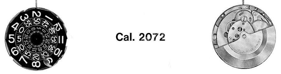 A Schild AS Calibre 2072 Watch Movements A Schild AS Calibre 2072 Watch Movements