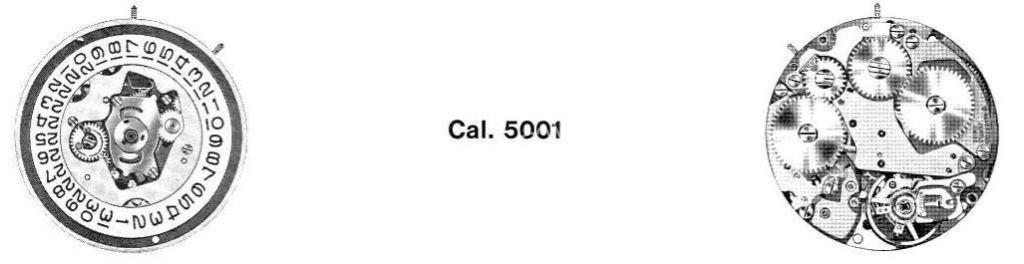 A Schild AS Calibre 5001 Watch Movements A Schild AS Calibre 5001 Watch Movements