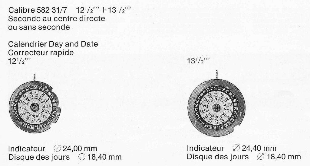 BFG Baumgartner 582 31 7 Watch Movement BFG Baumgartner 582 31 7 Watch Movement