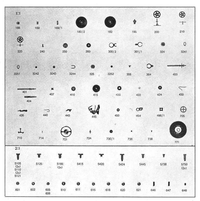 Certina 17 221 Watch spare parts Certina 17 221 Watch spare parts