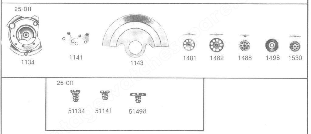 Certina 25 021 Watch Automatic spare parts Certina 25 021 Watch Automatic spare parts