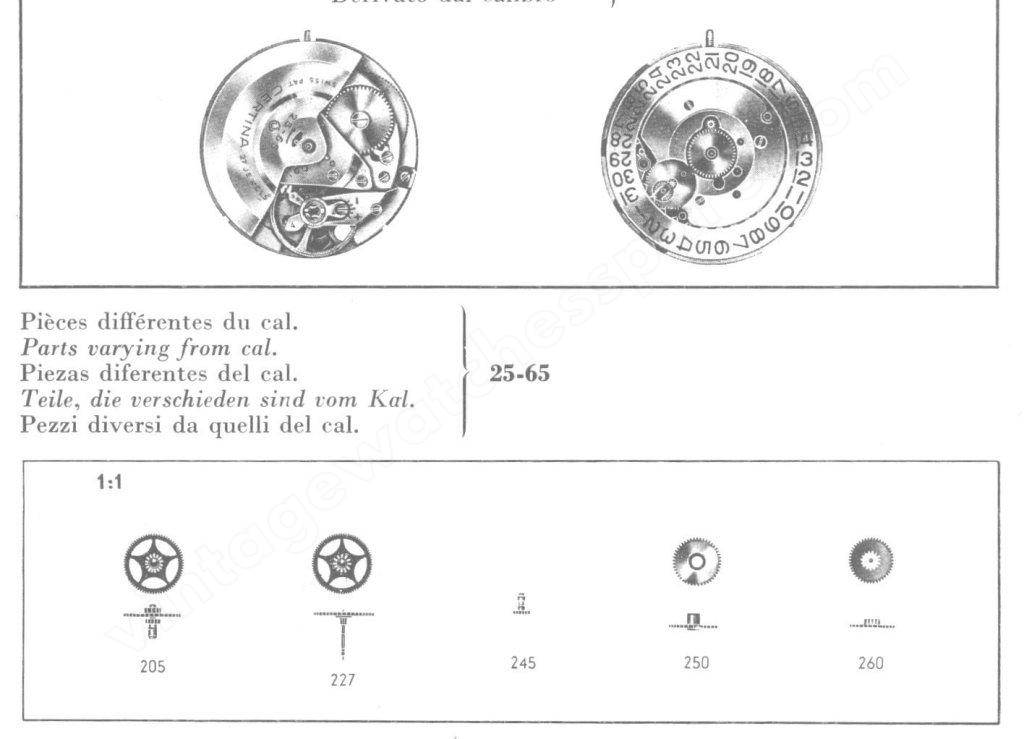 Certina 25 651 watch movements Certina 25 651 watch movements