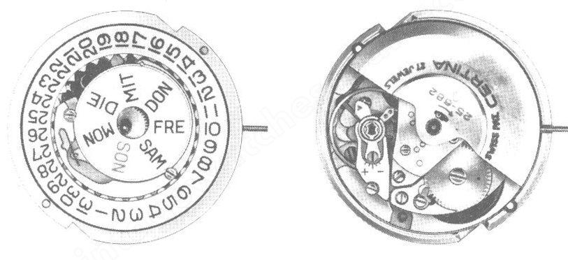 Certina 25 682 watch movements Certina 25 682 watch movements