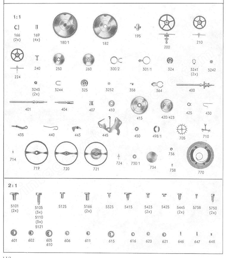 Certina 28 10 Watch spare parts Certina 28 10 Watch spare parts