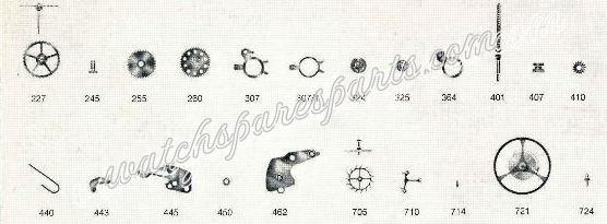 Enicar AR 1140 Watch spare parts Enicar AR 1140 Watch spare parts