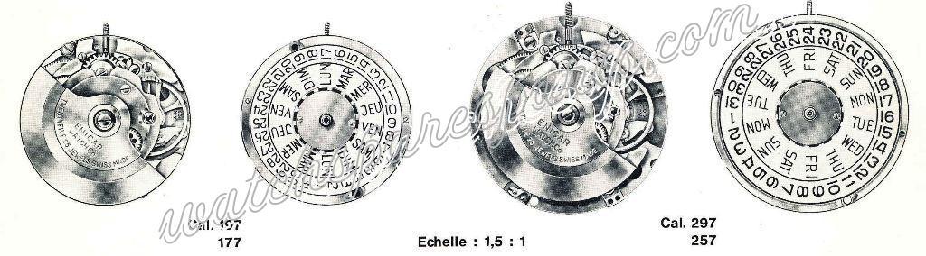 Enicar AR 197 Watch movements Enicar AR 197 Watch movements