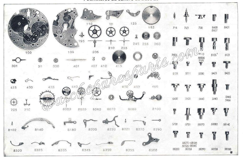 Enicar AR 236 Watch spare parts Enicar AR 236 Watch spare parts