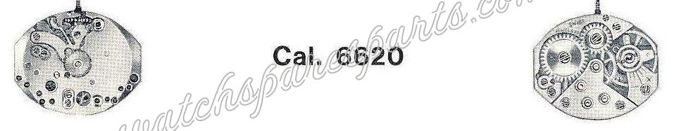 FEF Fleurier 6620 Watch movements FEF Fleurier 6620 Watch movements