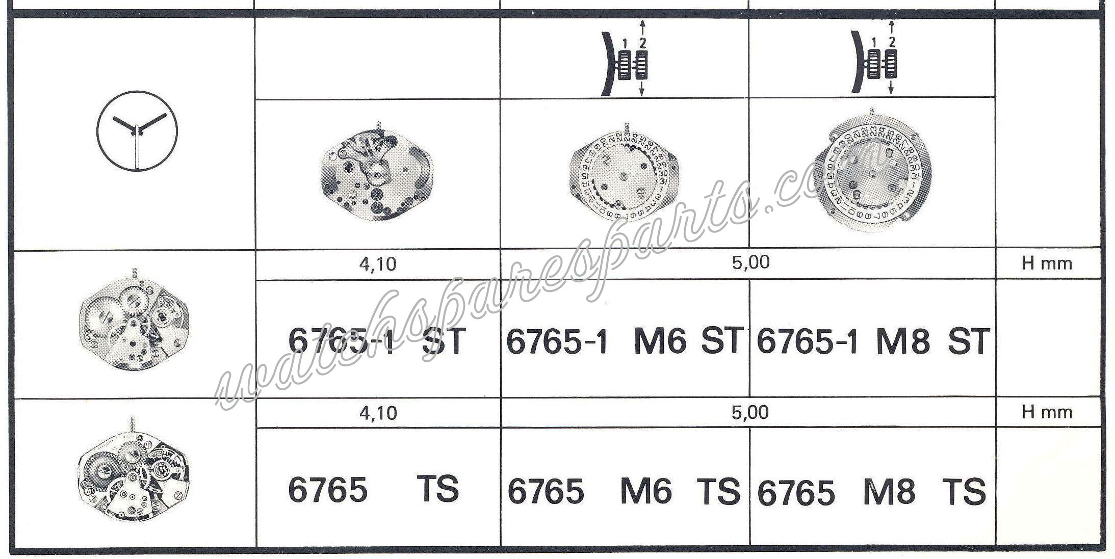 FEF Fleurier 6765.1 M6.ST Watch movements FEF Fleurier 6765.1 M6.ST Watch movements