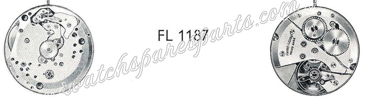 Favre Leuba FL 1187 Watch Movements Favre Leuba FL 1187 Watch Movements
