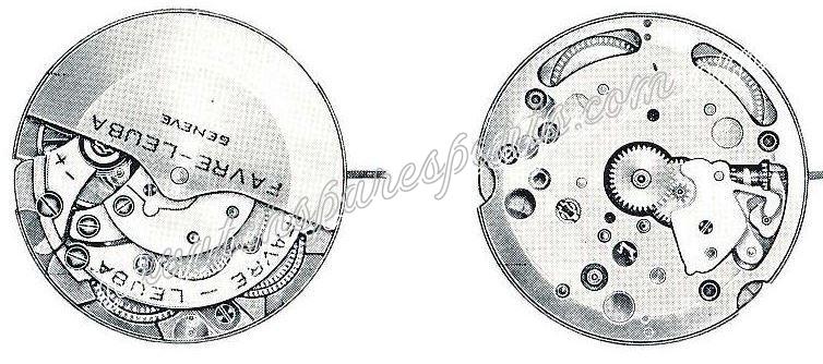 Favre Leuba FL 263 Watch Movements Favre Leuba FL 263 Watch Movements