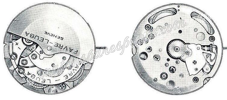 Favre Leuba FL 269 Watch Movements Favre Leuba FL 269 Watch Movements