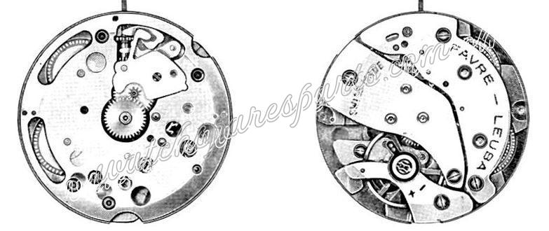 Favre Leuba FL 273 Watch Movements Favre Leuba FL 273 Watch Movements
