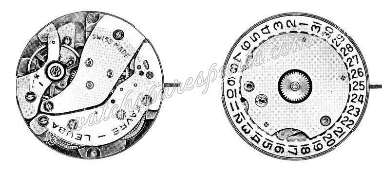Favre Leuba FL 275 Watch Movements Favre Leuba FL 275 Watch Movements