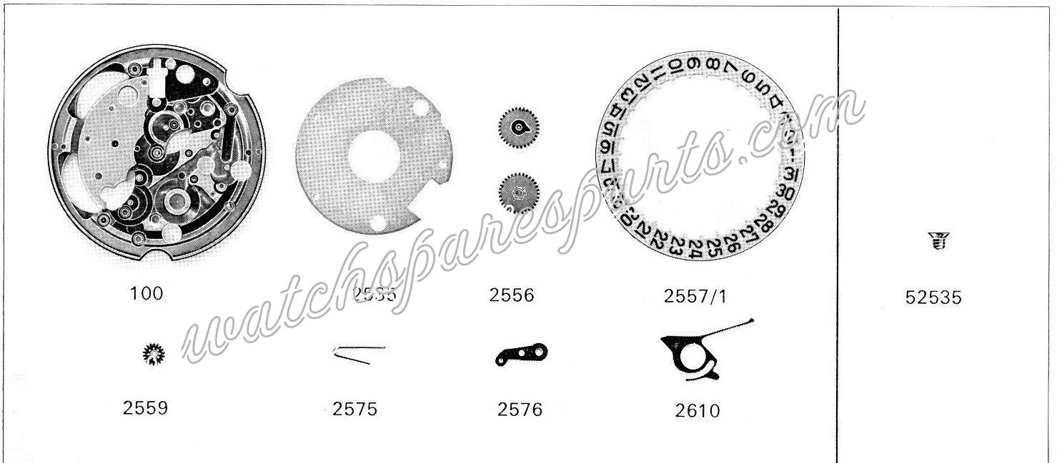 Favre Leuba FL 275 watch date spare parts Favre Leuba FL 275 watch date spare parts