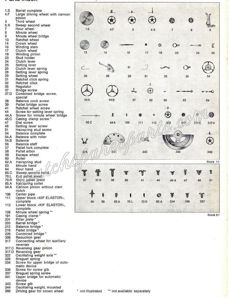 Bulova 11 ANACB Watch spare parts Bulova 11 ANACB Watch spare parts