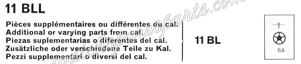 Bulova 11 BLL Watch spare part Bulova 11 BLL Watch spare part