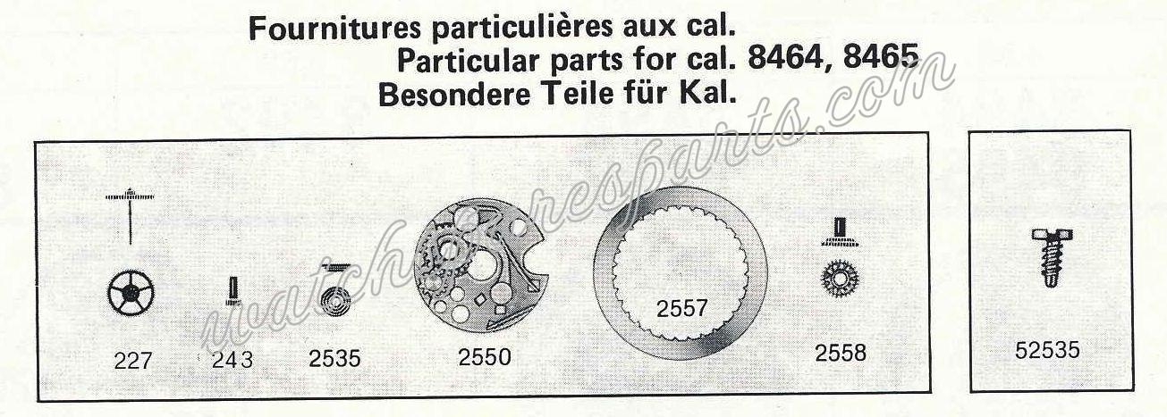 EB Bettlach 8465 Watch Date spare parts EB Bettlach 8465 Watch Date spare parts