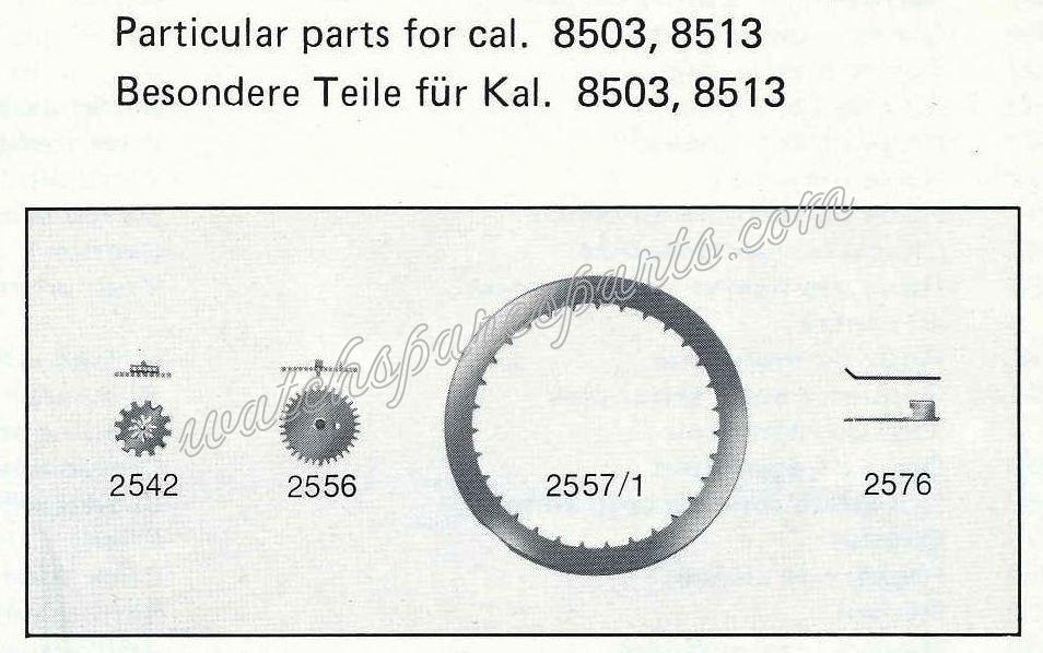 EB Bettlach 8513 Watch Date spare parts EB Bettlach 8513 Watch Date spare parts