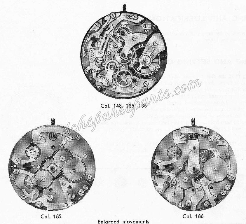 Landeron 185 Watch movements Landeron 185 Watch movements