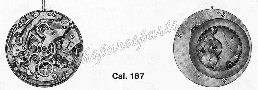 Landeron 187 Watch movements Landeron 187 Watch movements