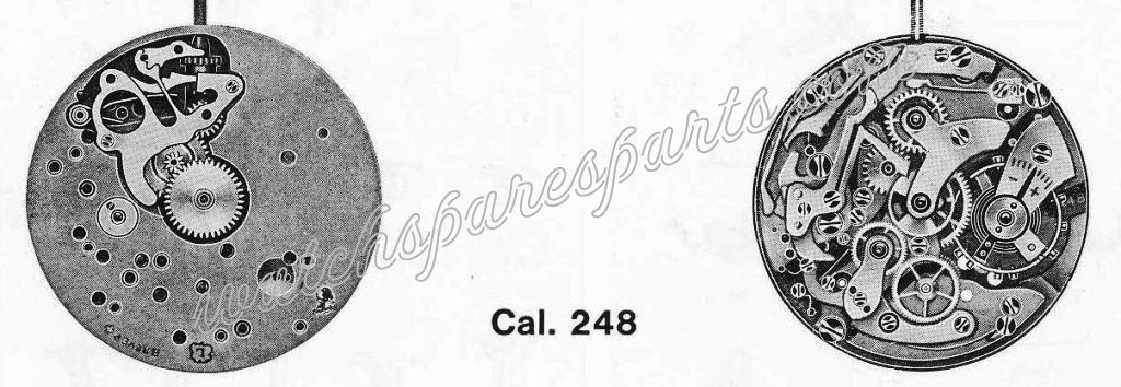 Landeron 248 Watch movements Landeron 248 Watch movements