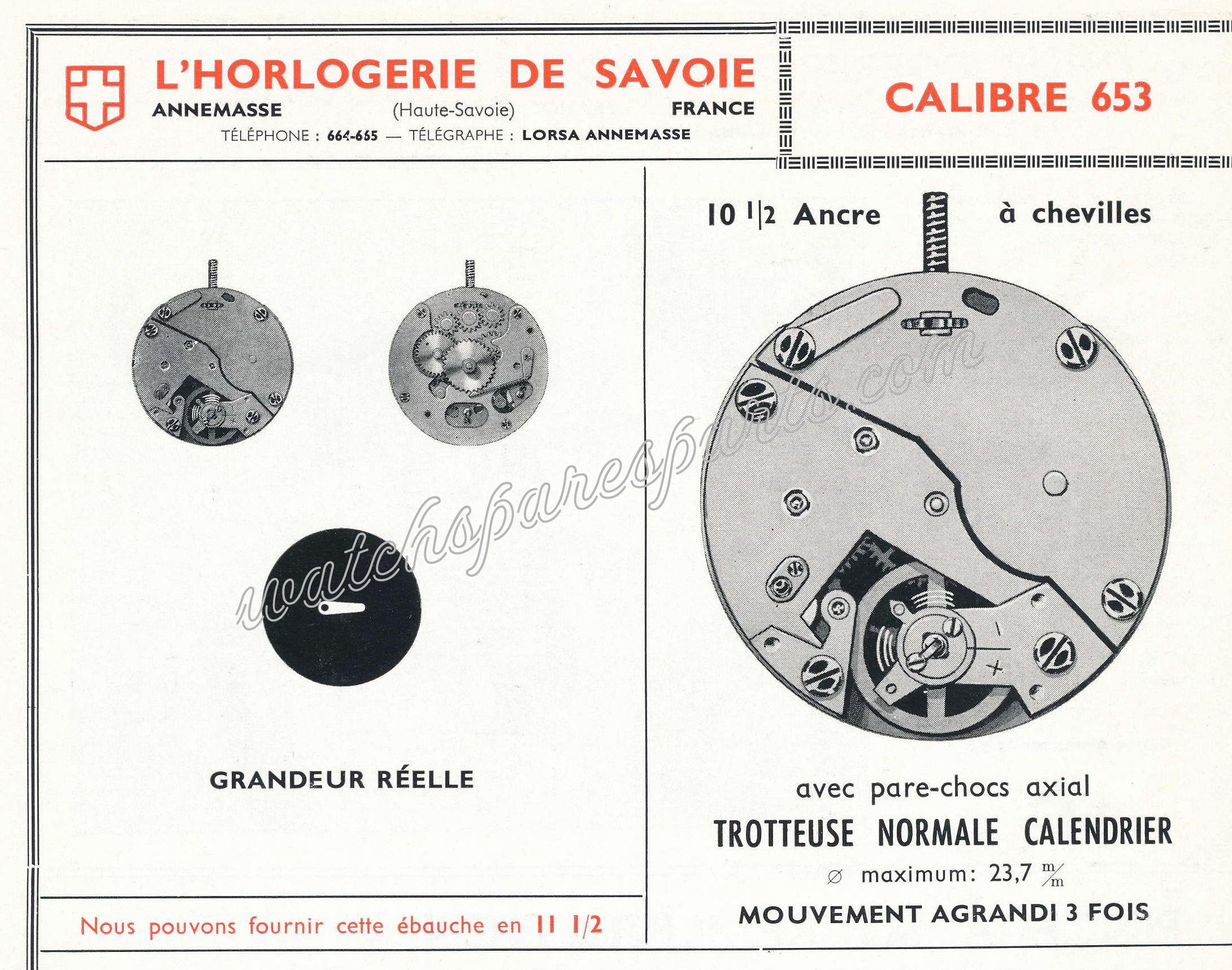Lorsa, HS 653 Watch movements Lorsa, HS 653 Watch movements