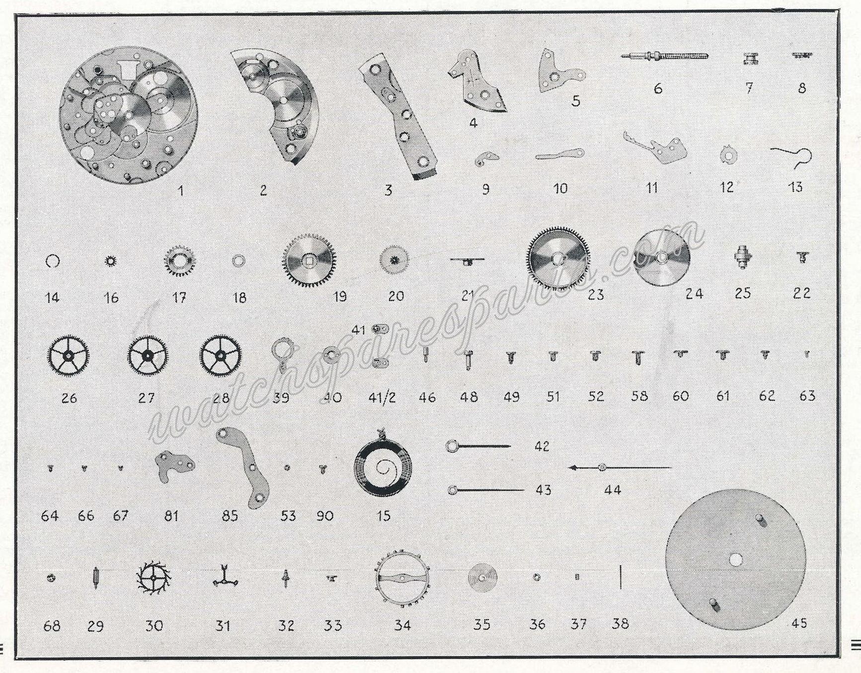 Lorsa, HS P62 Watch spare parts Lorsa, HS P62 Watch spare parts