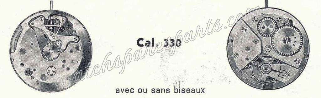 Peseux 330 Watch movements Peseux 330 Watch movements