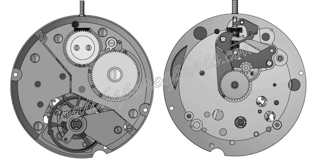 Peseux 7001 Watch movements Peseux 7001 Watch movements