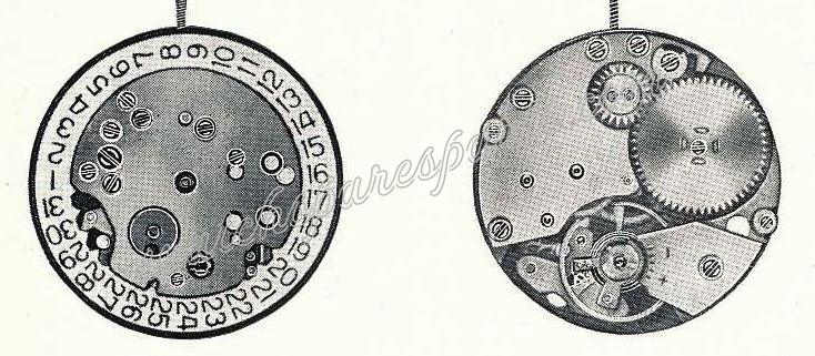 Peseux 7024 Watch movements Peseux 7024 Watch movements