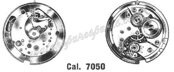 Peseux 7050 Watch movements Peseux 7050 Watch movements