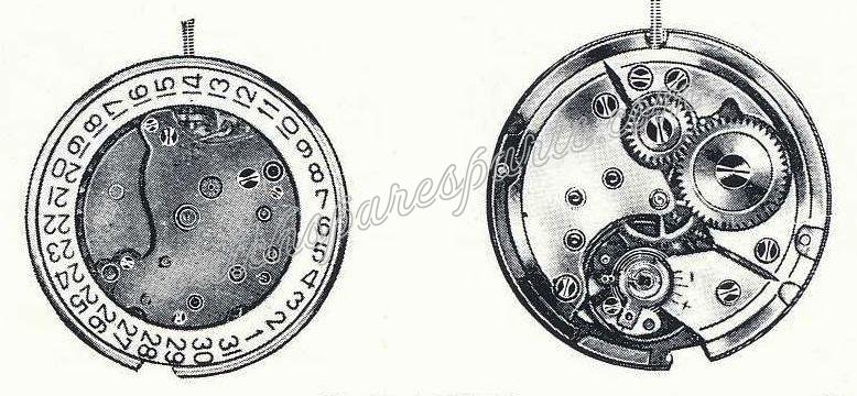 Peseux 7056 Watch movements Peseux 7056 Watch movements