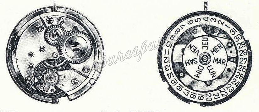 Peseux 7057 Watch movements Peseux 7057 Watch movements