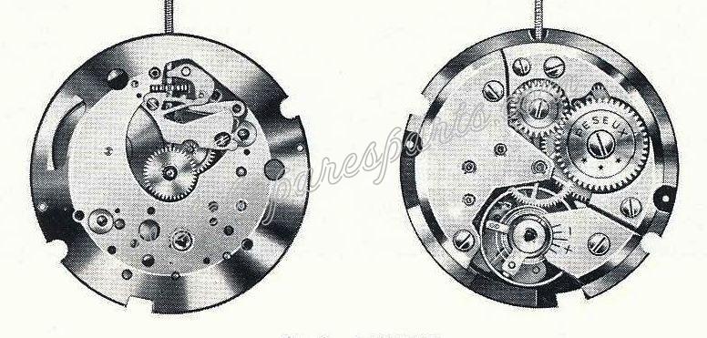Peseux 7070 Watch movements Peseux 7070 Watch movements